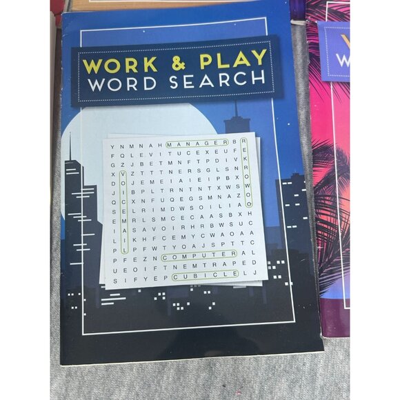 Word Search Magazines Word Search Activity Book For Adults Lot Of 6 Paperback - Picture 4 of 8